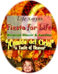 Comida del Cielo award from LifeSavers Ministries Fiesta for Life Mexican Dinner and Auction